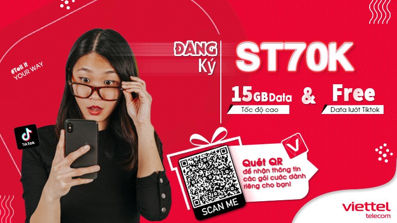 Gói ST70K của Viettel