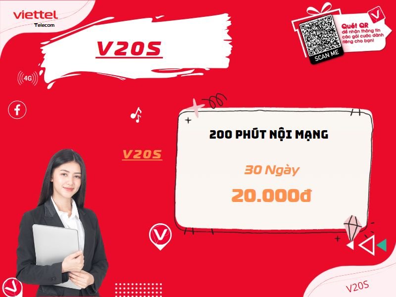 Gói V20S Viettel