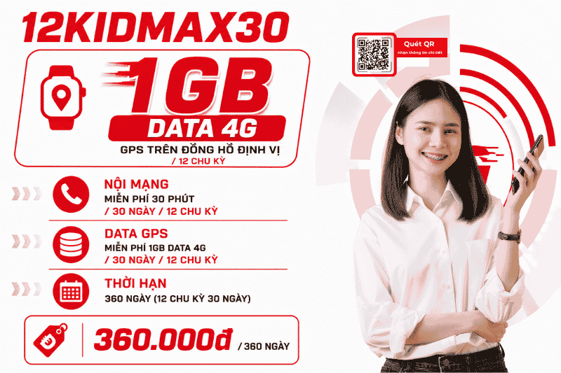 12KIDMAX30 Viettel