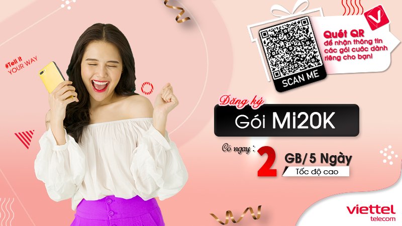 Gói cước mi20k của viettel